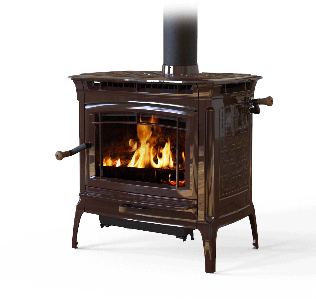 Truhybrid Wood Stove, Hearthstone Fireplace And Patio