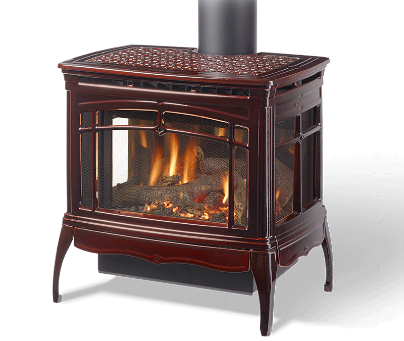 Hearthstone Waitsfield DX Cast Iron Direct Vent Gas Stove