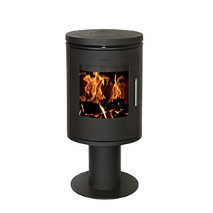 Morso 6148 wood stove with pedestal