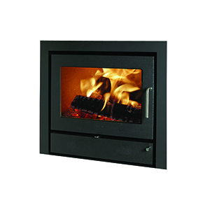 Morso 5660-B wood burning insert with blower fan