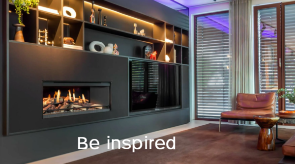 NetZero E-One Holographic Electric Fireplace - single or three-sided - Image 2