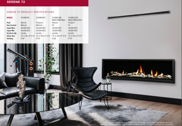 Marquis Serene Linear direct vent gas fireplace - Image 5