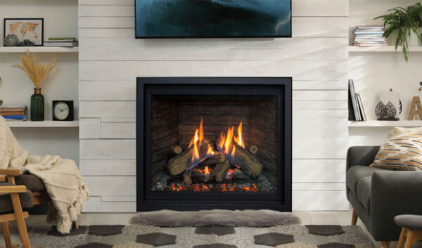 Enviro RZ 41 Gas Fireplace with "Flame under log" - Image 10
