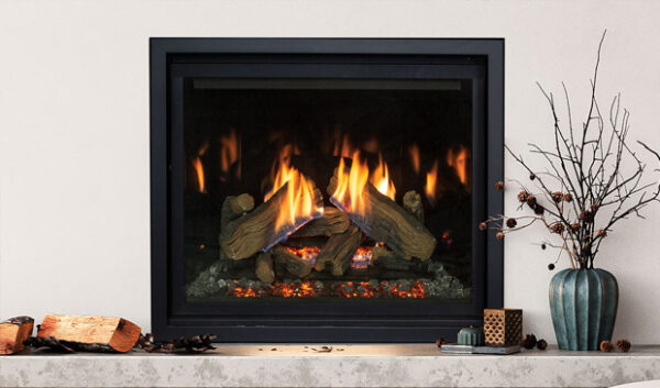 Enviro RZ 41 Gas Fireplace with "Flame under log" - Image 4