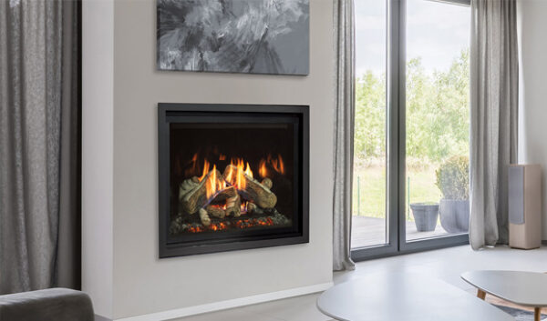 Enviro RZ 41 Gas Fireplace with "Flame under log" - Image 5
