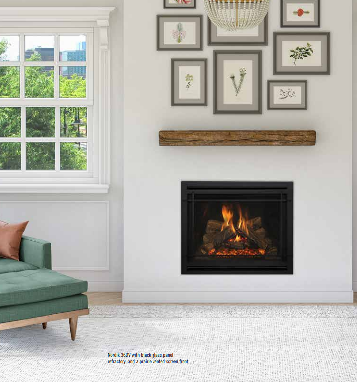 Kozy Heat Nordik 36 DV gas fireplace