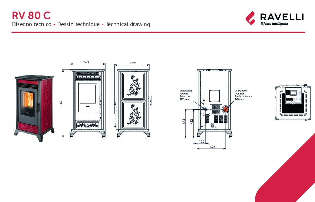 Ravelli RV 80 C - MSRP $4499 - Our price - $3,999! (1) in stock! - Image 2